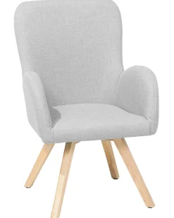 Poltrona BJARN Tessuto Grigio chiaro