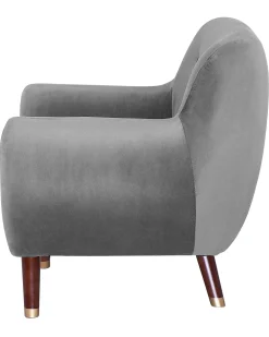 Poltrona BODO Velluto Grigio