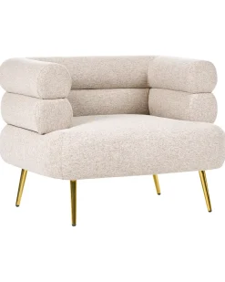 Poltrona BOVIK Tessuto Beige