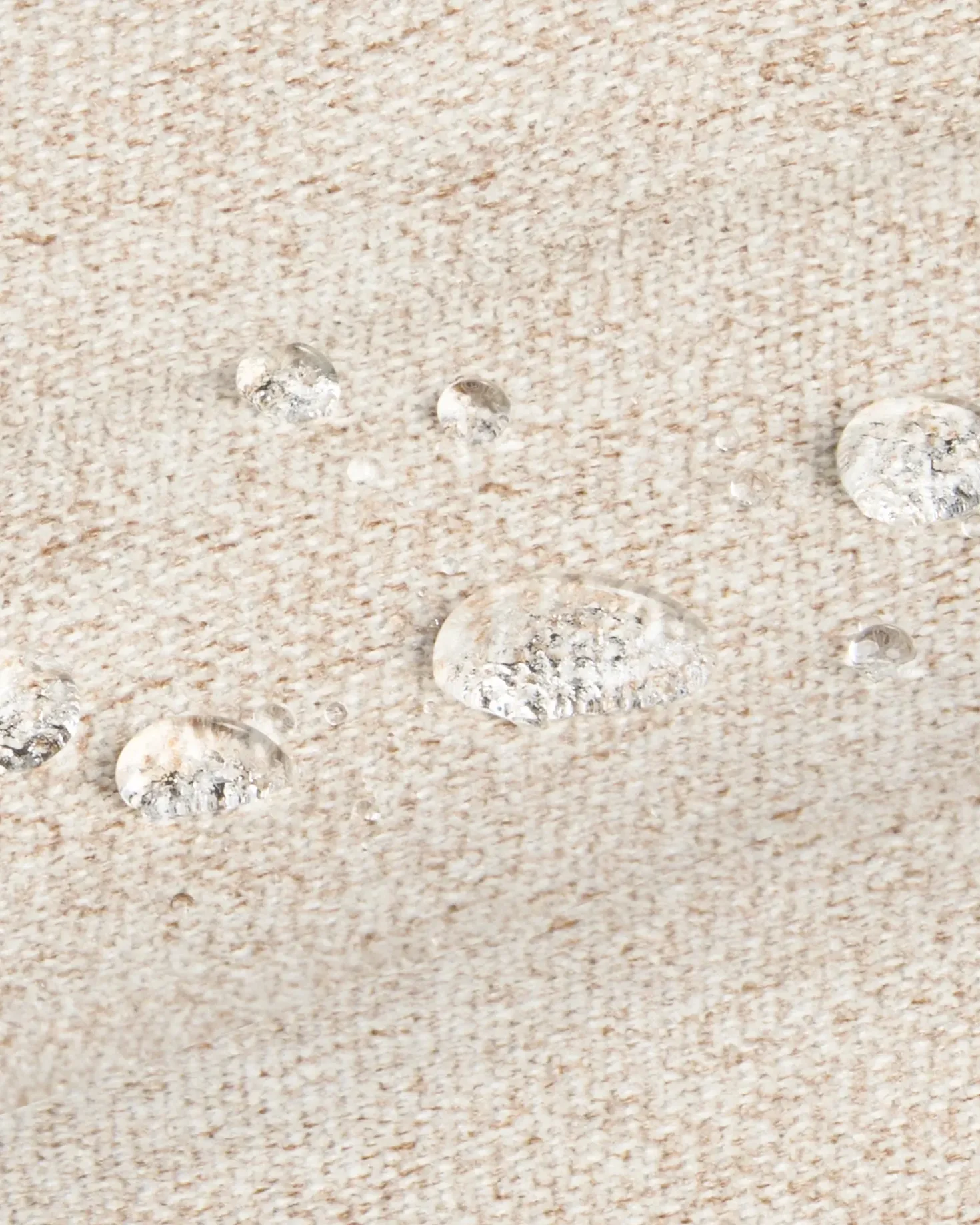 Poltrona BREDA Tessuto Beige chiaro
