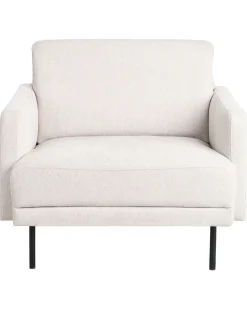 Poltrona BREDA Tessuto Beige chiaro