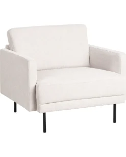 Poltrona BREDA Tessuto Beige chiaro