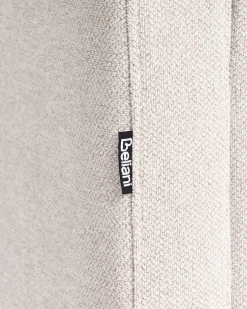 Poltrona BREDA Tessuto Beige chiaro