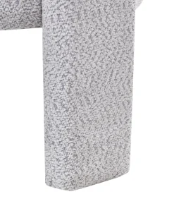Poltrona BUREA Ciniglia Grigio chiaro