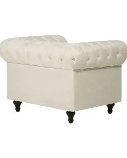 Poltrona CHESTERFIELD Tessuto Beige