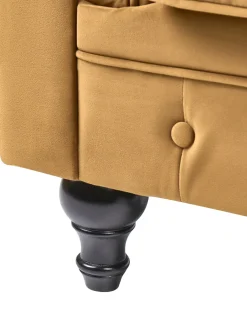 Poltrona CHESTERFIELD Velluto Oro