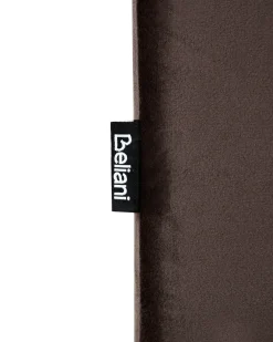 Poltrona CHESTERFIELD Velluto Marrone scuro