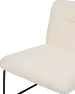 Poltrona COTULLA Bouclé Bianco