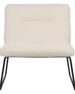 Poltrona COTULLA Bouclé Bianco