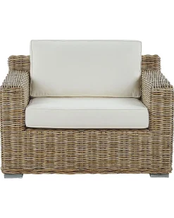 Poltrona da giardino ARDEA Rattan Marrone chiaro