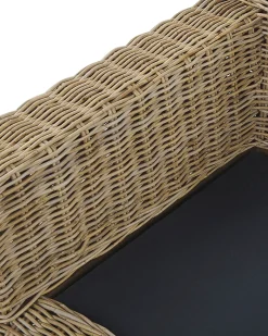 Poltrona da giardino ARDEA Rattan Marrone chiaro
