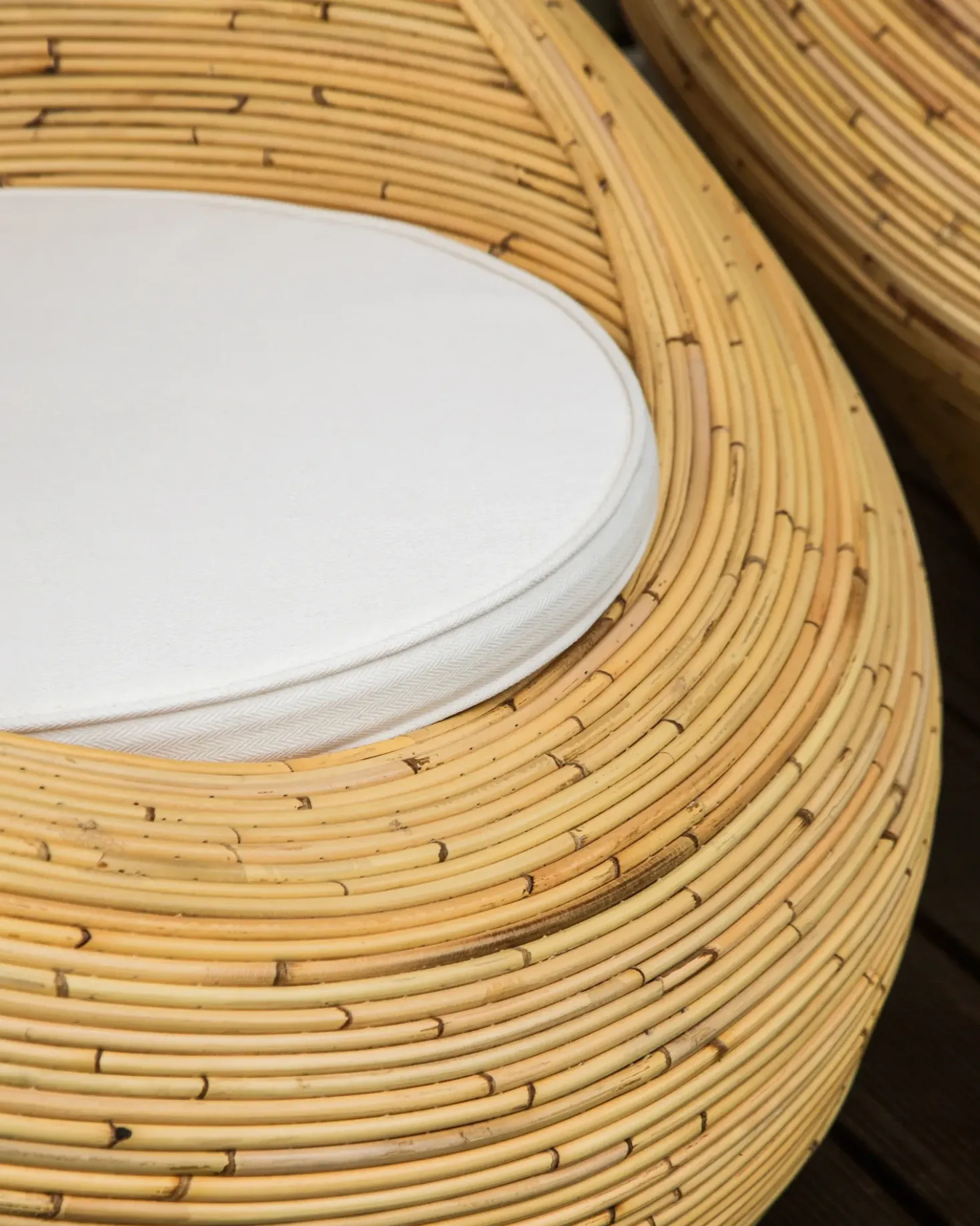 Poltrona da giardino MAIORI Rattan Naturale