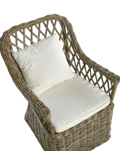 Poltrona da giardino MAROS Rattan Naturale