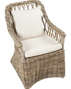 Poltrona da giardino MAROS II Rattan Naturale