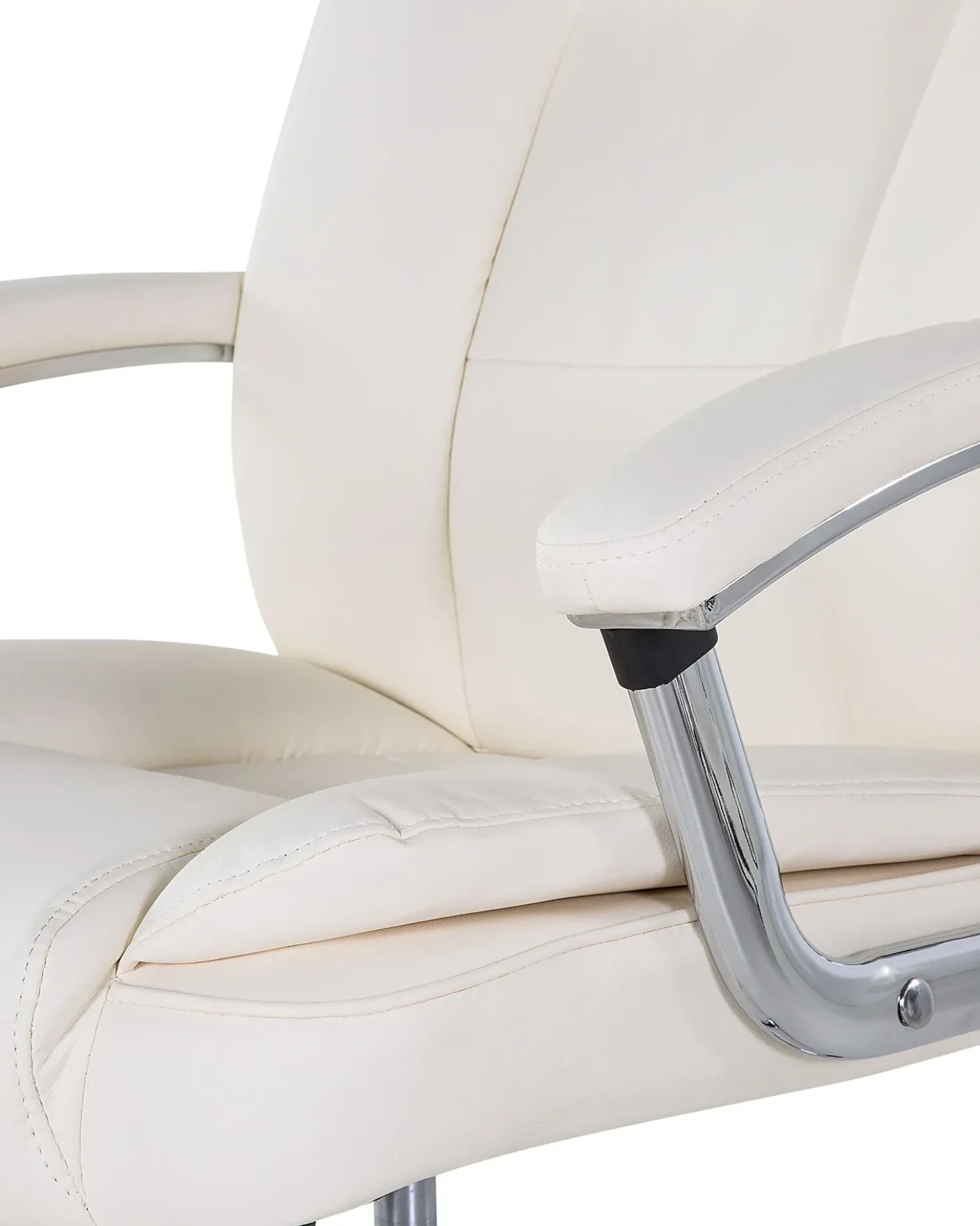 Poltrona da scrivania ADVANCE Pelle sintetica Beige chiaro