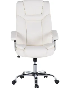 Poltrona da scrivania ADVANCE Pelle sintetica Beige chiaro