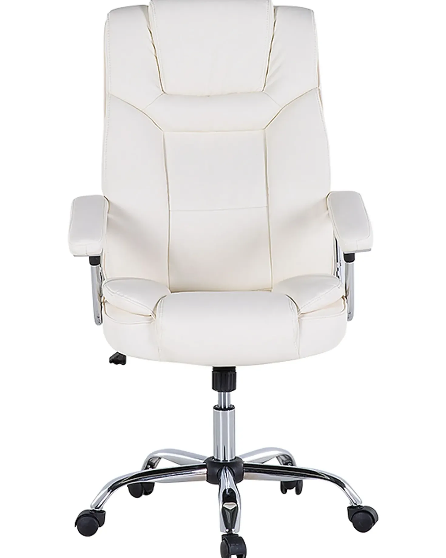 Poltrona da scrivania ADVANCE Pelle sintetica Beige chiaro