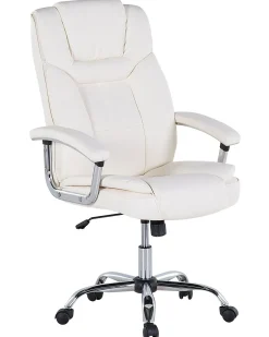 Poltrona da scrivania ADVANCE Pelle sintetica Beige chiaro