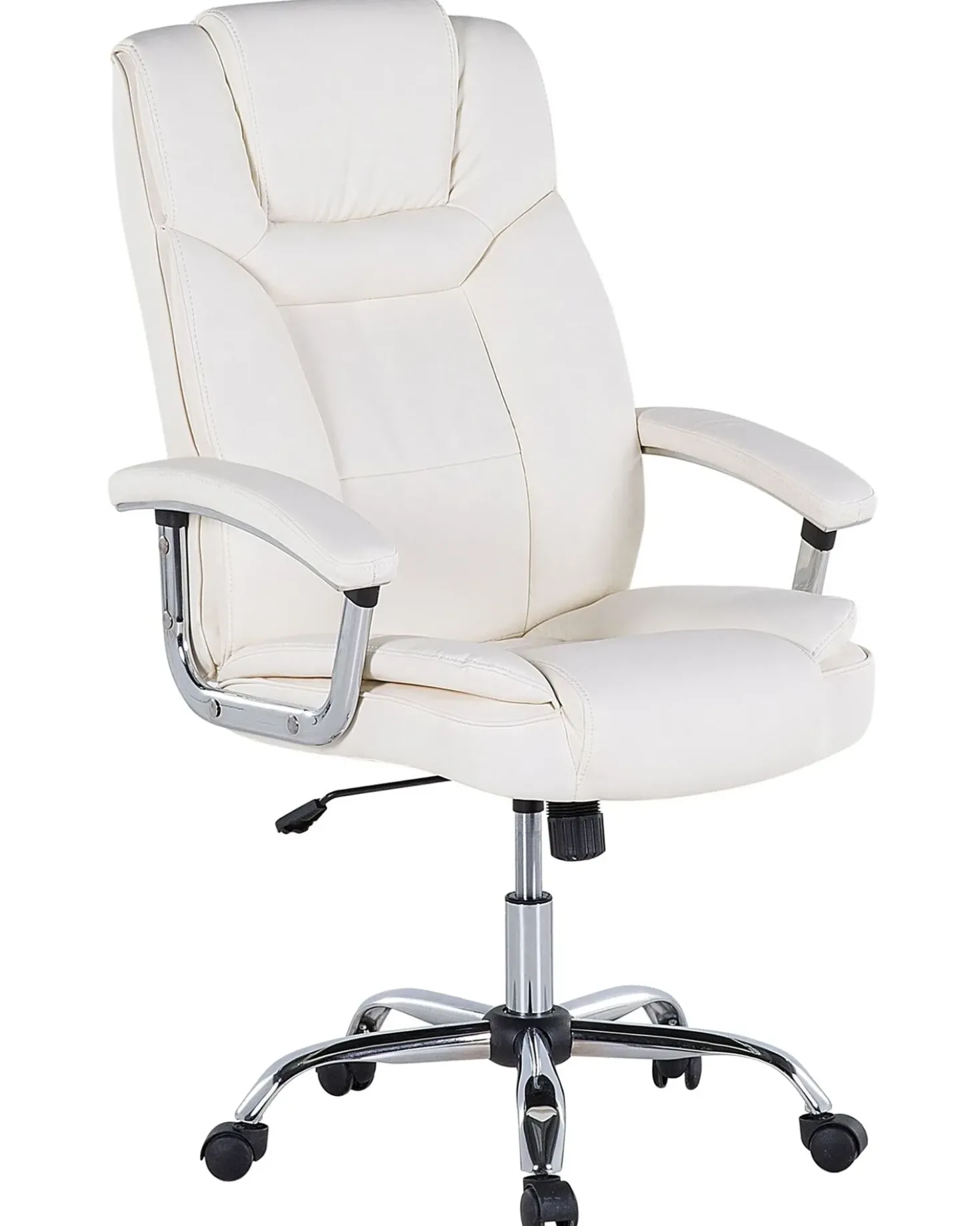 Poltrona da scrivania ADVANCE Pelle sintetica Beige chiaro