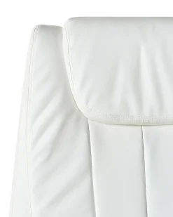 Poltrona da scrivania CHIEF Pelle sintetica Bianco sporco