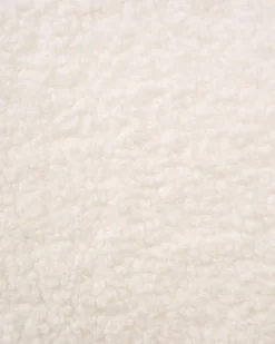Poltrona da scrivania DEMURE Bouclé Bianco sporco