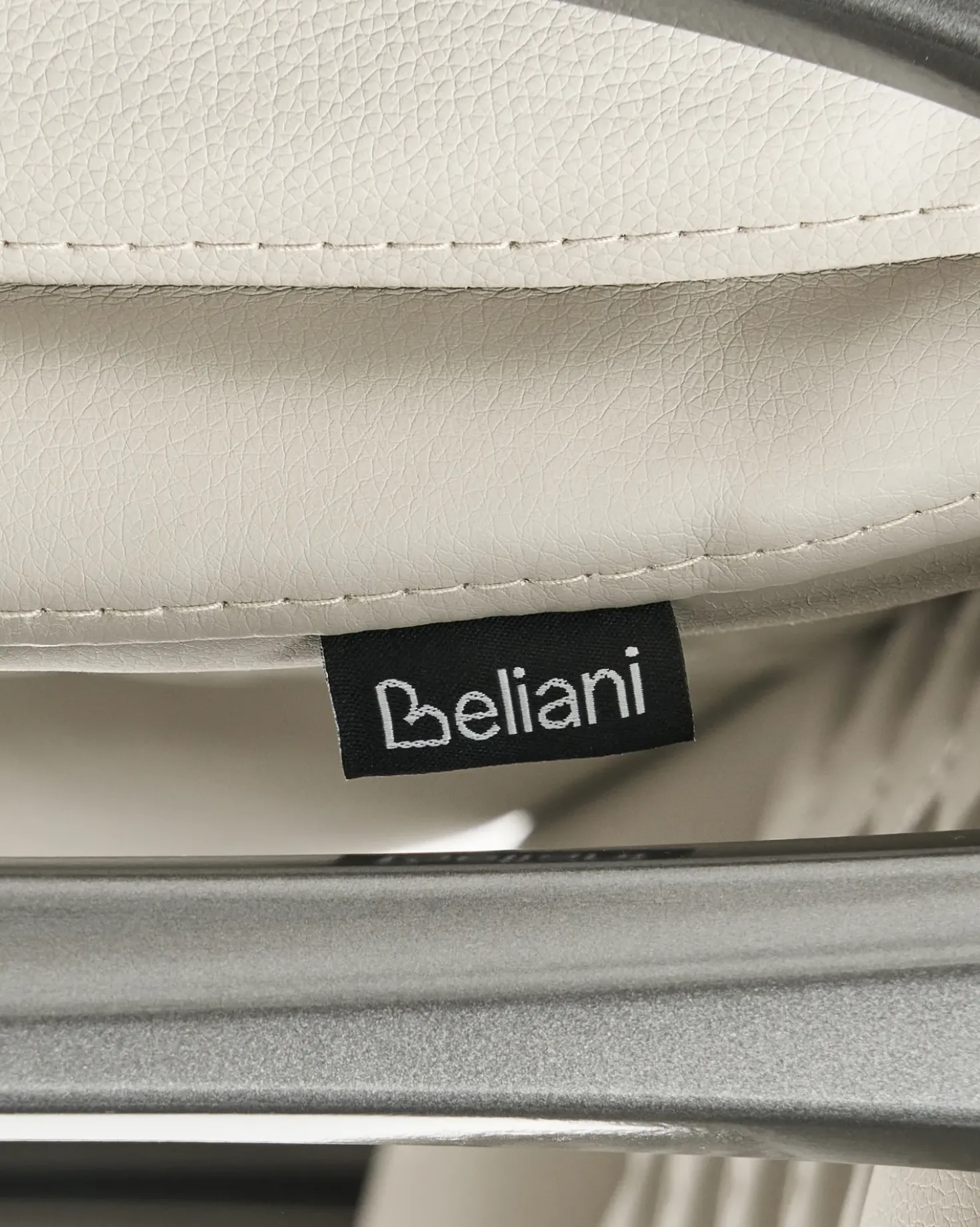 Poltrona da scrivania GALLANT Pelle sintetica Beige
