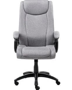 Poltrona da scrivania GRACEFUL Lino Grigio