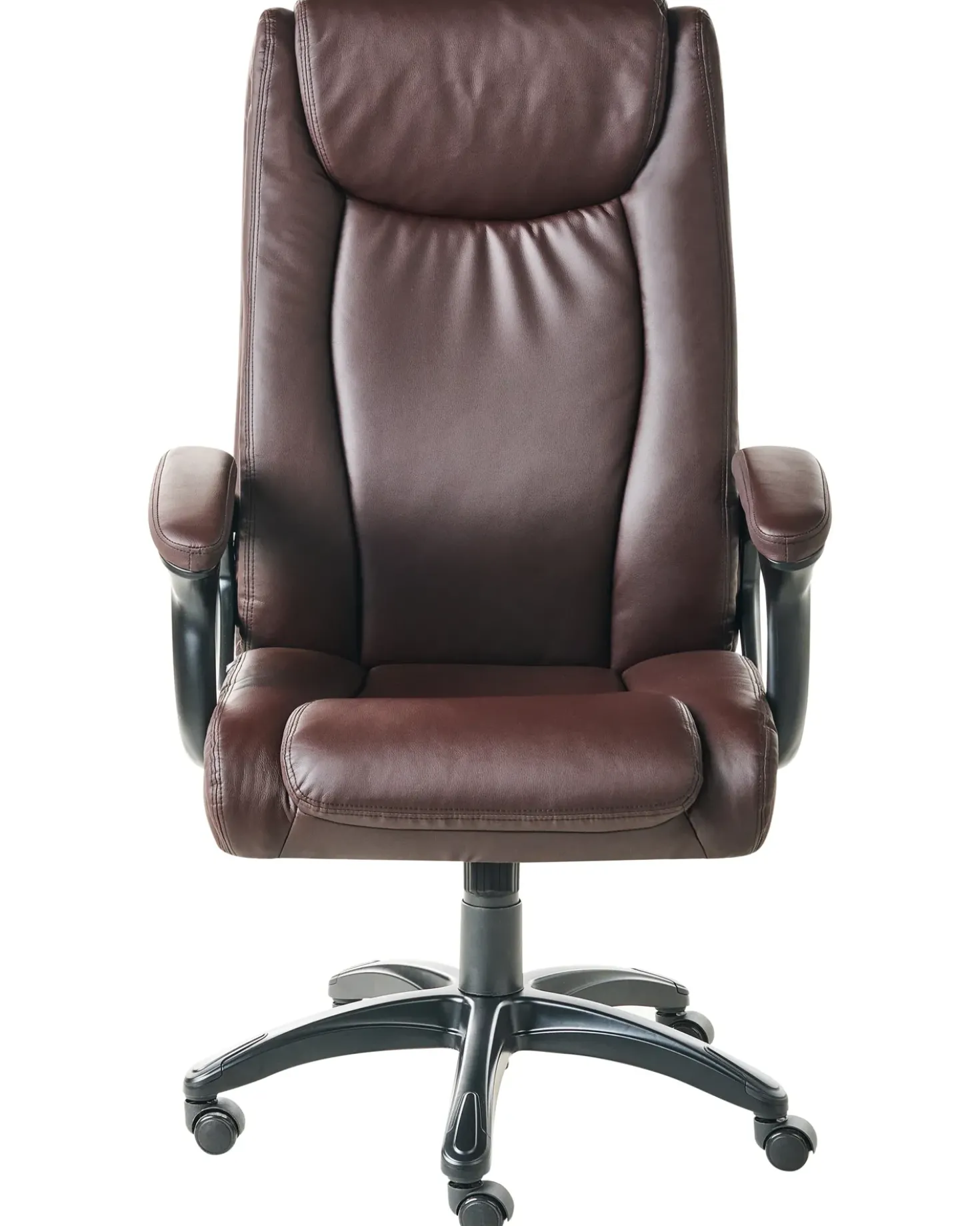Poltrona da scrivania GRACEFUL Pelle sintetica Marrone scuro