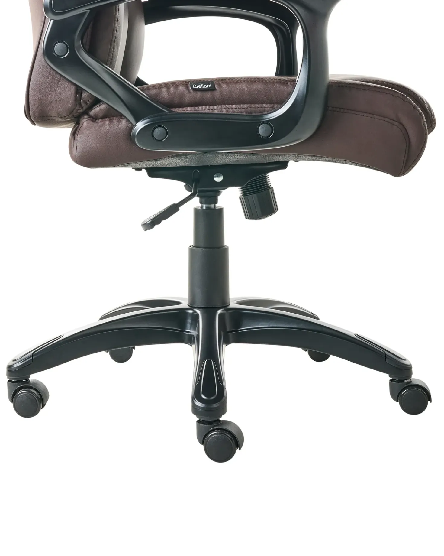 Poltrona da scrivania GRACEFUL Pelle sintetica Marrone scuro