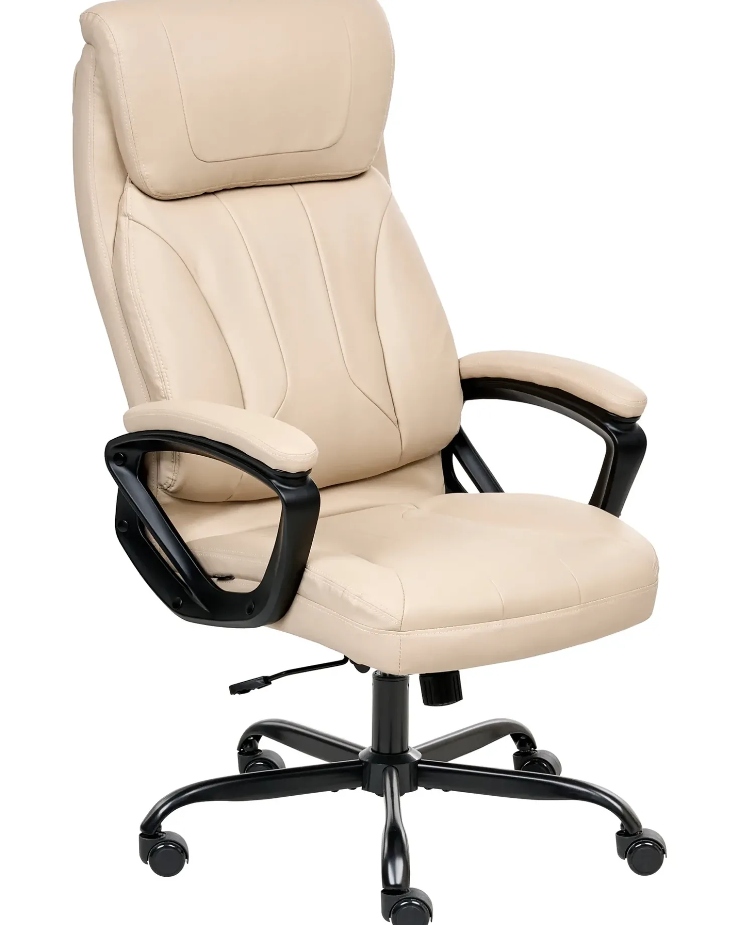 Poltrona da scrivania PROUD Pelle sintetica Beige