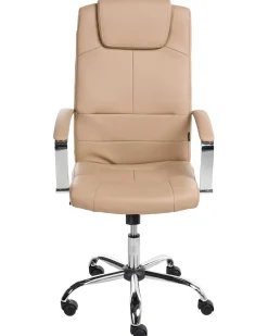 Poltrona da scrivania WINNER Pelle sintetica Beige sabbia