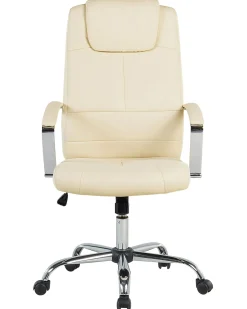 Poltrona da scrivania WINNER Pelle sintetica Beige chiaro