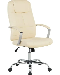 Poltrona da scrivania WINNER Pelle sintetica Beige chiaro