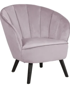 Poltrona DALA Velluto Rosa