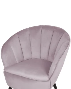 Poltrona DALA Velluto Rosa