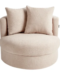 Poltrona DALBY Bouclé Beige