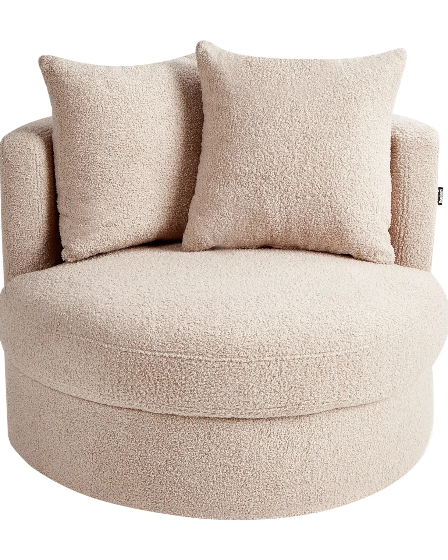 Poltrona DALBY Bouclé Beige
