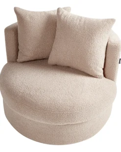 Poltrona DALBY Bouclé Beige
