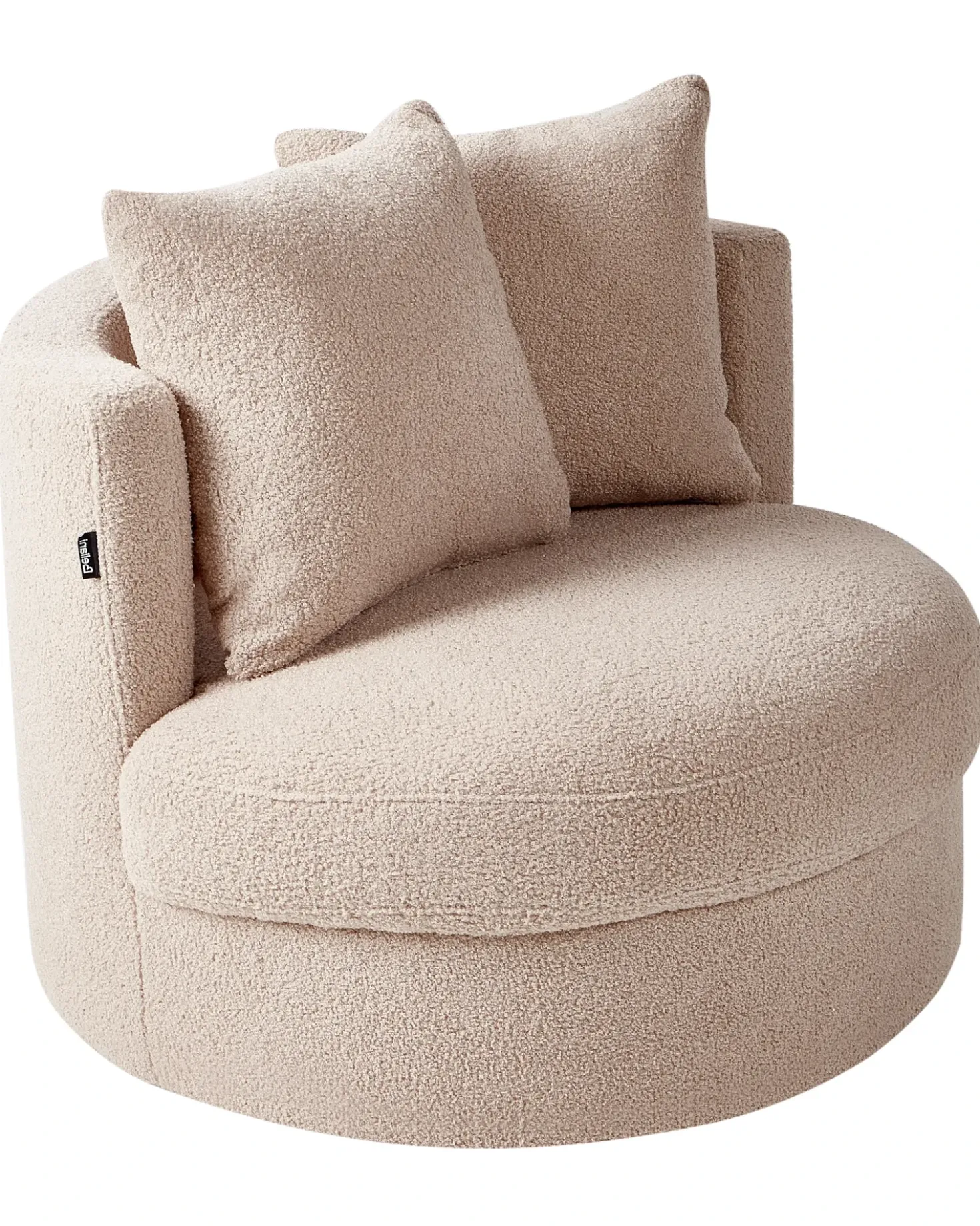 Poltrona DALBY Bouclé Beige