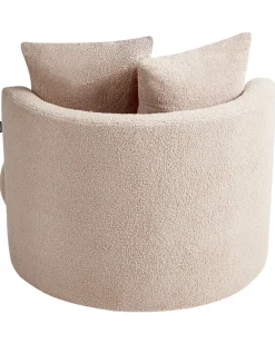 Poltrona DALBY Bouclé Beige