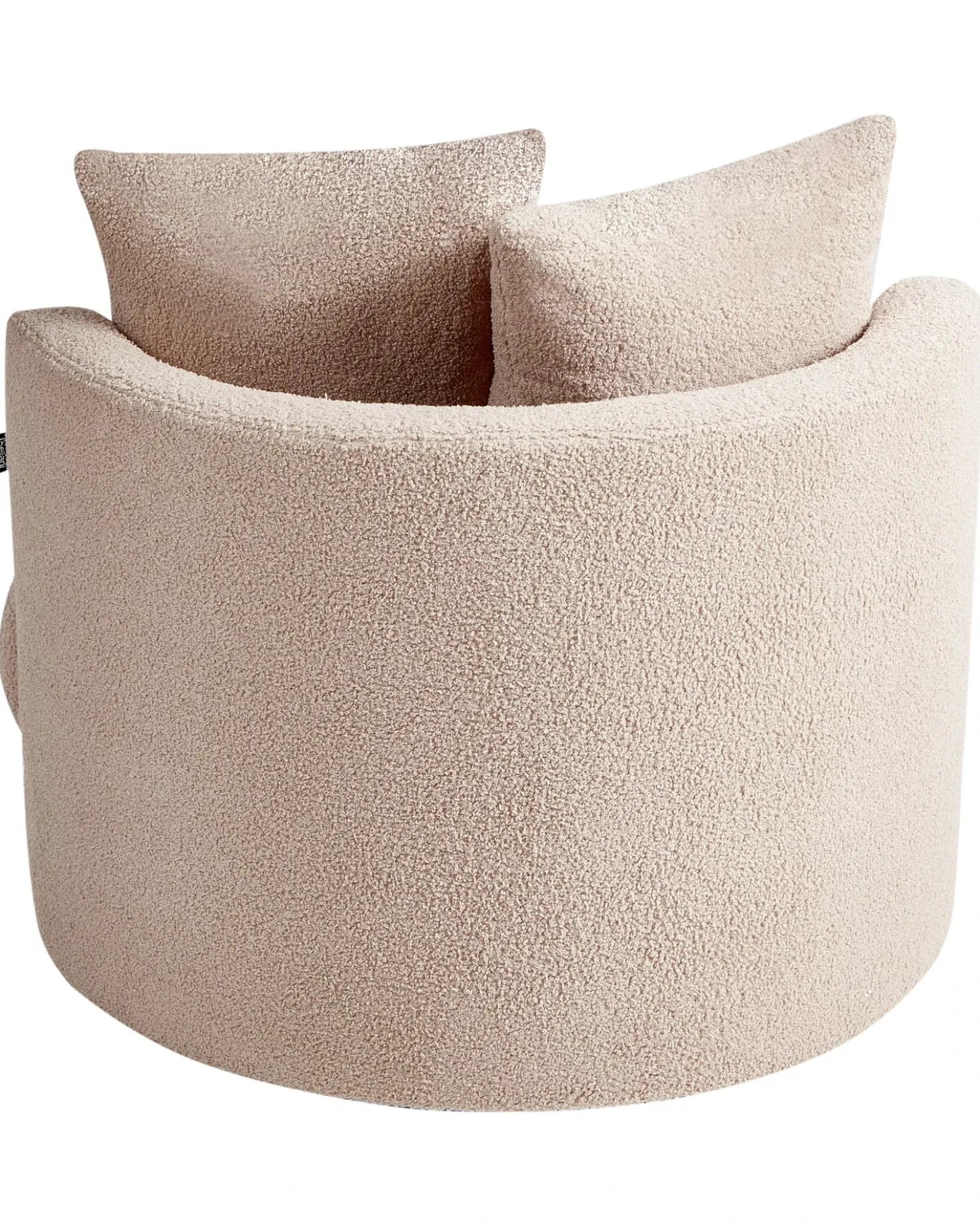 Poltrona DALBY Bouclé Beige
