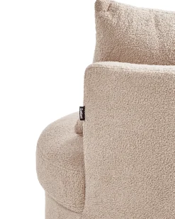 Poltrona DALBY Bouclé Beige