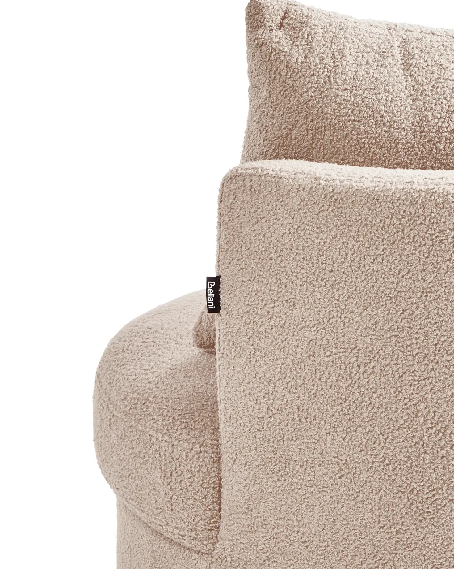 Poltrona DALBY Bouclé Beige