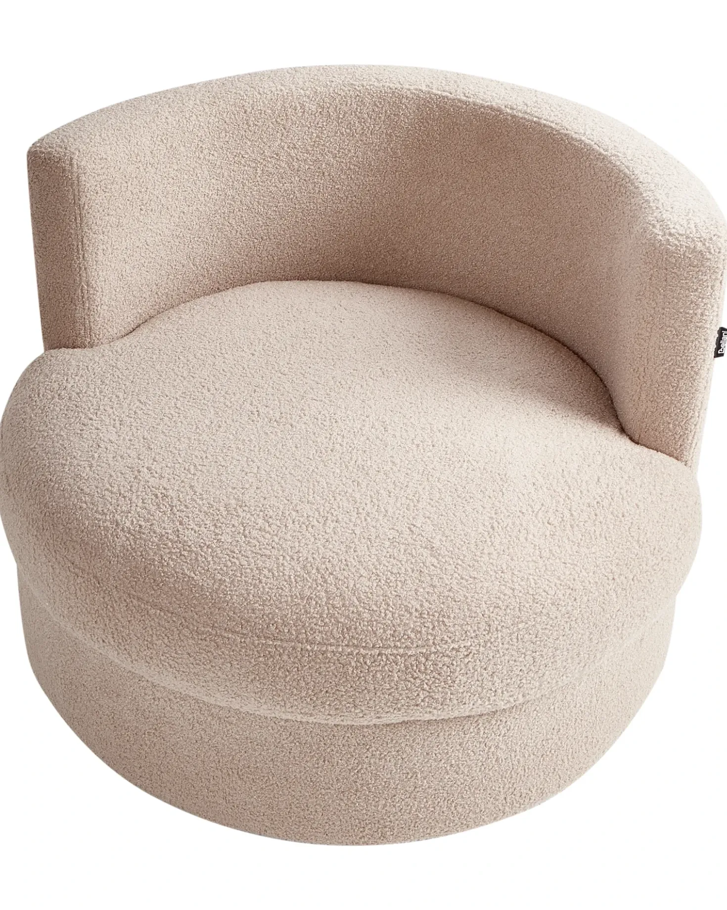 Poltrona DALBY Bouclé Beige