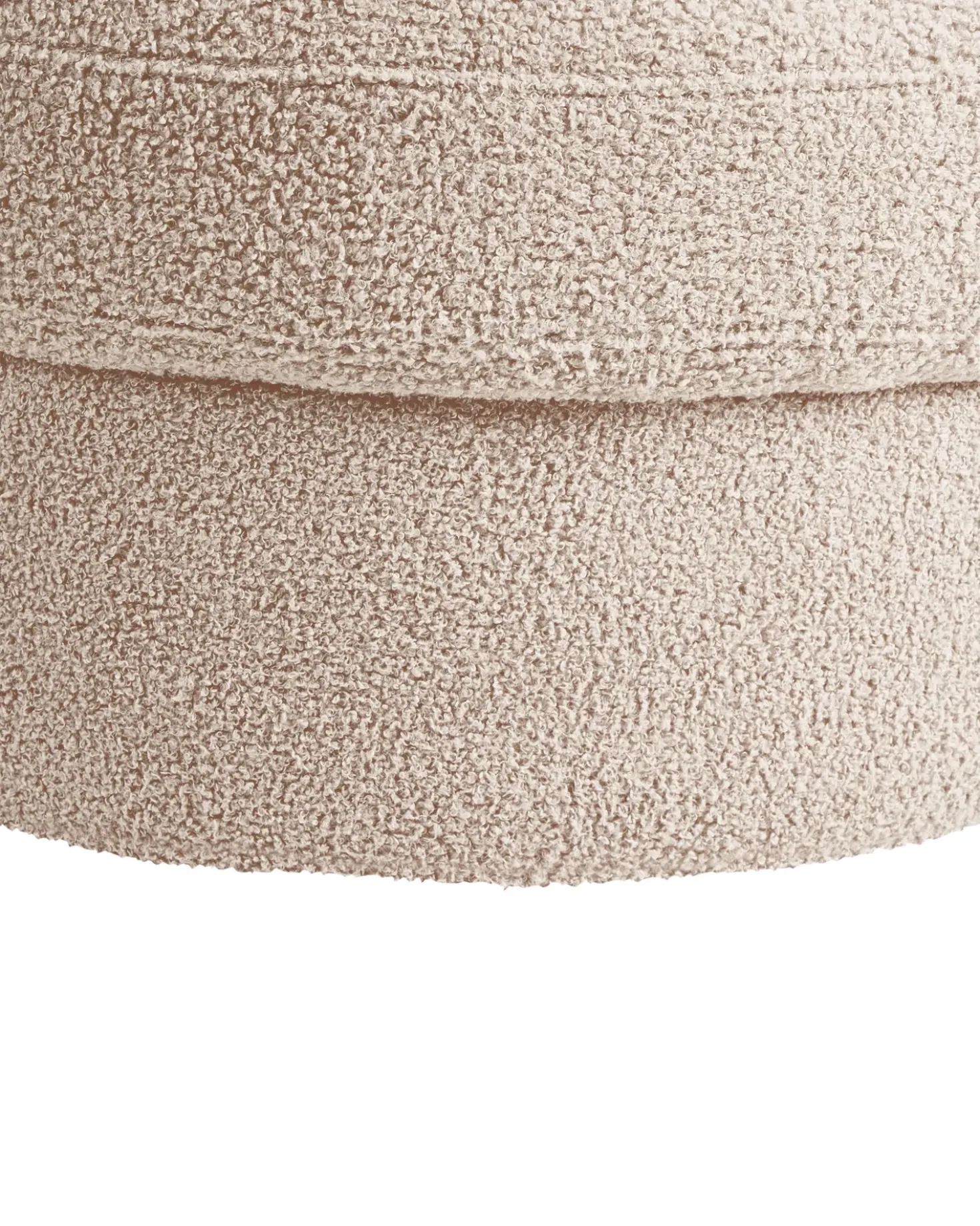 Poltrona DALBY Bouclé Beige