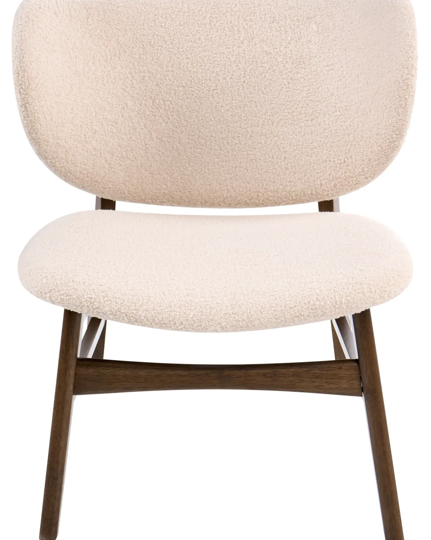Poltrona DAY Bouclé Marrone/Beige chiaro