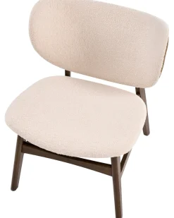 Poltrona DAY Bouclé Marrone/Beige chiaro