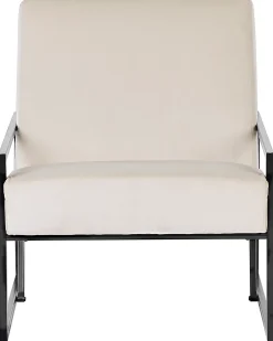 Poltrona DELARY Velluto Beige chiaro