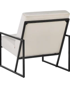 Poltrona DELARY Velluto Beige chiaro