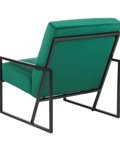 Poltrona DELARY Velluto Verde smeraldo